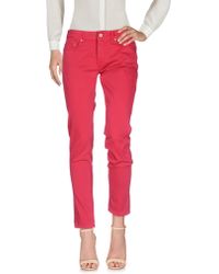 Dondup Pantalones - Rojo