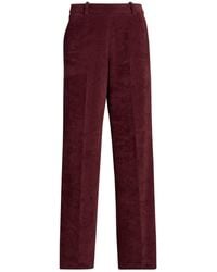 Circolo 1901 - Burgundy Pants Cotton, Polyester - Lyst