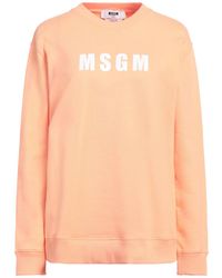 MSGM - Sweatshirt Cotton - Lyst
