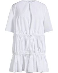 Alaïa - Mini Dress Cotton - Lyst