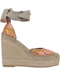Versace - Espadrilles Textile Fibers, Leather - Lyst