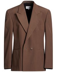 MM6 by Maison Margiela - Blazer Polyester, Virgin Wool - Lyst