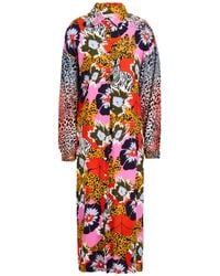CONNOR & BLAKE - Midi Dress Viscose - Lyst