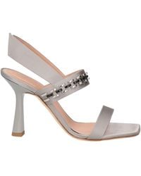 Alberta Ferretti - Sandals Textile Fibers - Lyst