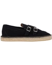 Eleventy - Midnight Espadrilles Leather - Lyst