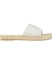 Tod's - Espadrilles Leather, Textile Fibers - Lyst