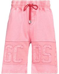 Gcds - Overdyed Band Logo Regular Sweatshorts Shorts & Bermuda Shorts Cotton - Lyst