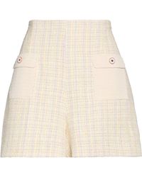 Sandro - Light Shorts & Bermuda Shorts Cotton, Polyester, Elastane, Polyamide - Lyst