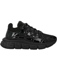 Versace - Trigreca Sneakers Leather, Textile Fibers - Lyst