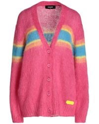 DSquared² - Cardigan Mohair Wool, Polyamide, Wool - Lyst