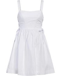 Pinko - Mini Dress Cotton, Polyester - Lyst