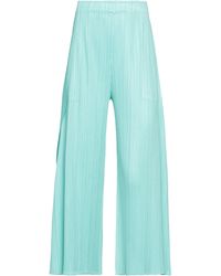 Pleats Please Issey Miyake - Cropped Trousers - Lyst