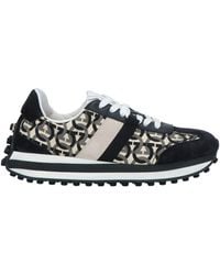 Ferragamo - Monogram Sneakers - Lyst