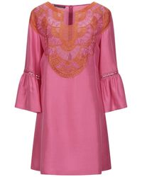 Alberta Ferretti - Short Dress - Lyst