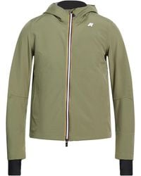 K-Way - Military Jacket Polyester, Polyurethane - Lyst