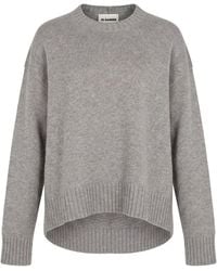 Jil Sander - Sweater Cashmere, Cotton, Polyester - Lyst