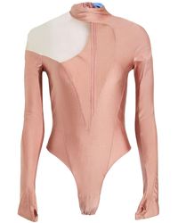 Mugler - Bodysuit Polyamide, Elastane - Lyst