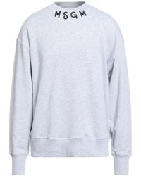 MSGM - Sweatshirt Cotton - Lyst