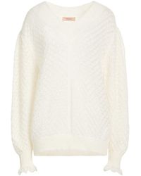 Twinset - Sweater Polyamide, Mohair Wool, Wool - Lyst