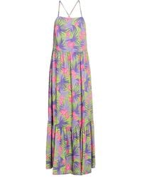 Kontatto - Lime Maxi Dress Polyester, Elastane - Lyst