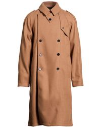 Paltò - Luca Camel Coat Wool, Acrylic, Polyester, Polyamide - Lyst