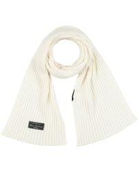 MSGM - Ivory Scarf Wool, Polyamide - Lyst