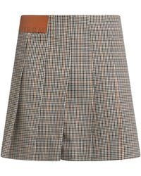MSGM - Mini Skirt Polyester, Viscose, Elastane - Lyst