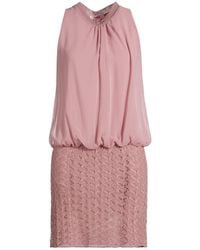 Blugirl Blumarine - Mini Dress Polyamide, Acrylic, Wool, Mohair Wool, Polyester - Lyst