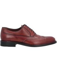 Testoni - Brick Lace-Up Shoes Calfskin - Lyst