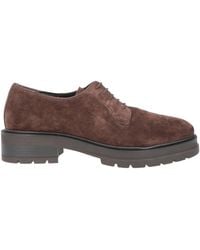 Carmens - Chocolate Lace-Up Shoes Leather - Lyst