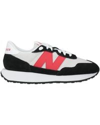 New Balance - 237 Sneakers Leather, Textile Fibers - Lyst