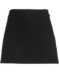 MSGM - Mini Skirt Virgin Wool - Lyst