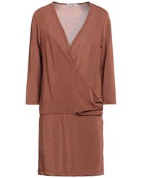 Biancoghiaccio - Mini Dress Polyester, Polyamide, Elastane - Lyst