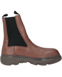 Burberry - Ankle Boots Calfskin, Polyester, Elastane - Lyst