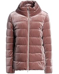 Geox Goose Down Jacket in Pink Womens Clothing Jackets Waistcoats and gilets 