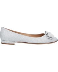 Ferragamo - Ballet Flats Textile Fibers - Lyst
