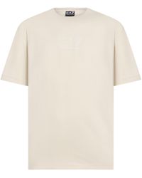 EA7 - T-Shirt Cotton - Lyst