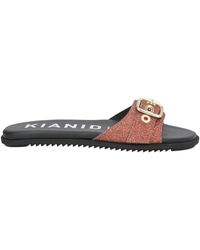 KIANID - Copper Sandals Leather - Lyst