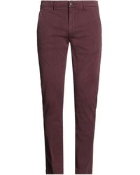 Liu Jo - Burgundy Pants Cotton, Elastane - Lyst