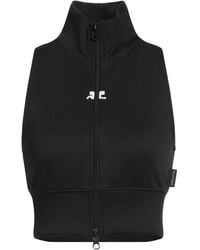 Courreges - Top Polyester, Elastane - Lyst