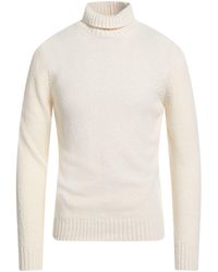Eleventy - Ivory Turtleneck Wool - Lyst