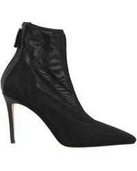 Lella Baldi - Ankle Boots Textile Fibers, Leather - Lyst