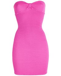 Reina Olga - Mini Dress Polyamide, Elastane - Lyst