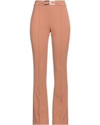 Liu Jo - Tan Pants Polyester, Elastane - Lyst