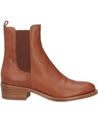Agl Attilio Giusti Leombruni - Tan Ankle Boots Leather - Lyst
