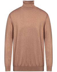Diktat - Camel Turtleneck Viscose, Polyamide, Acrylic, Cashmere - Lyst