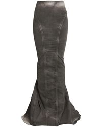 Rick Owens - Denim Skirt - Lyst