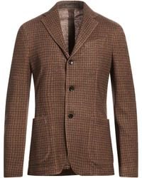 Lardini - Camel Blazer Wool, Polyamide - Lyst