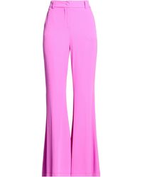 Kontatto - Fuchsia Pants Polyester, Elastane - Lyst