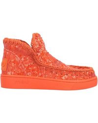 Mou Ankle Boots - Orange